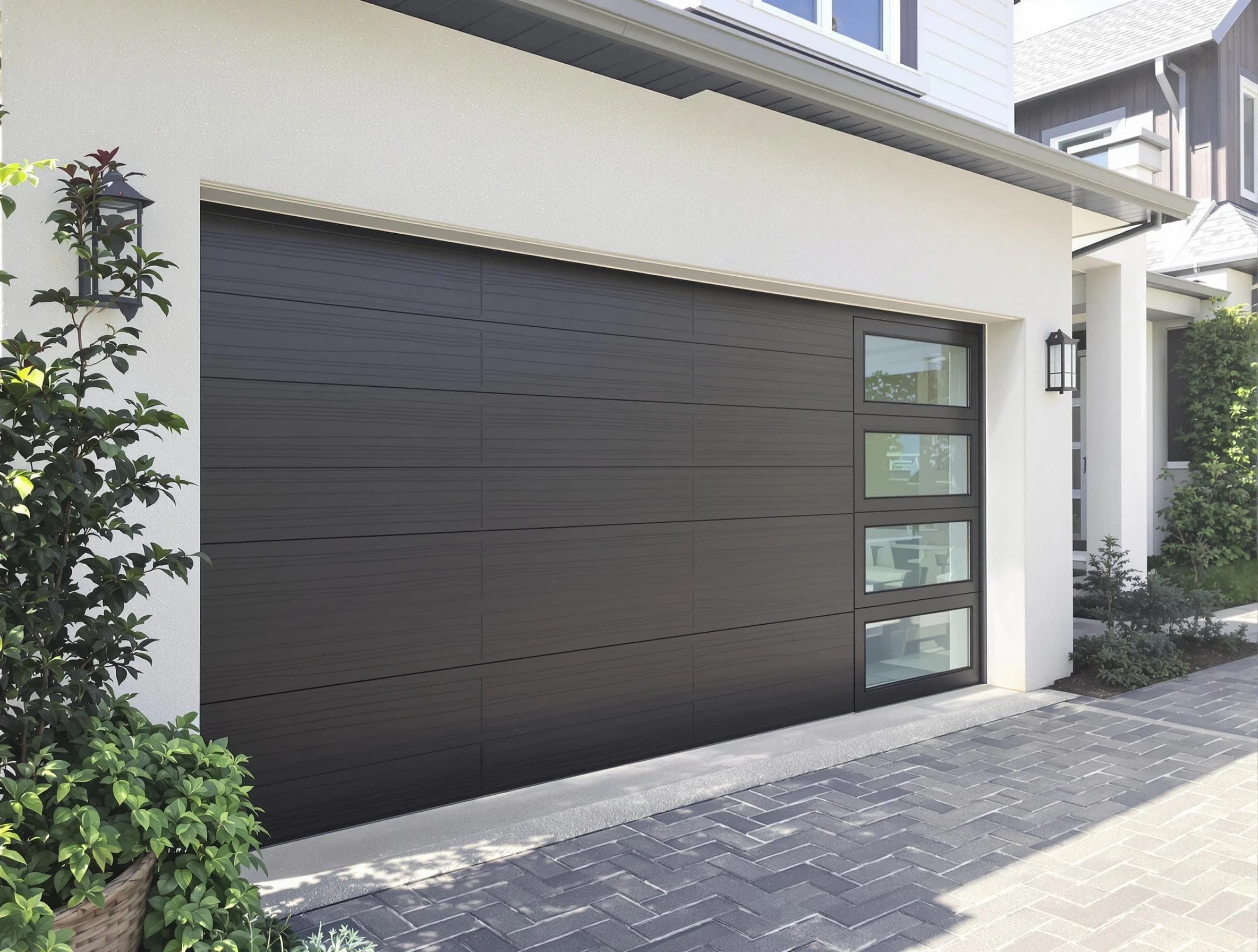 Custom garage door installation by Forest Park Garage Door Repair in Forest Park