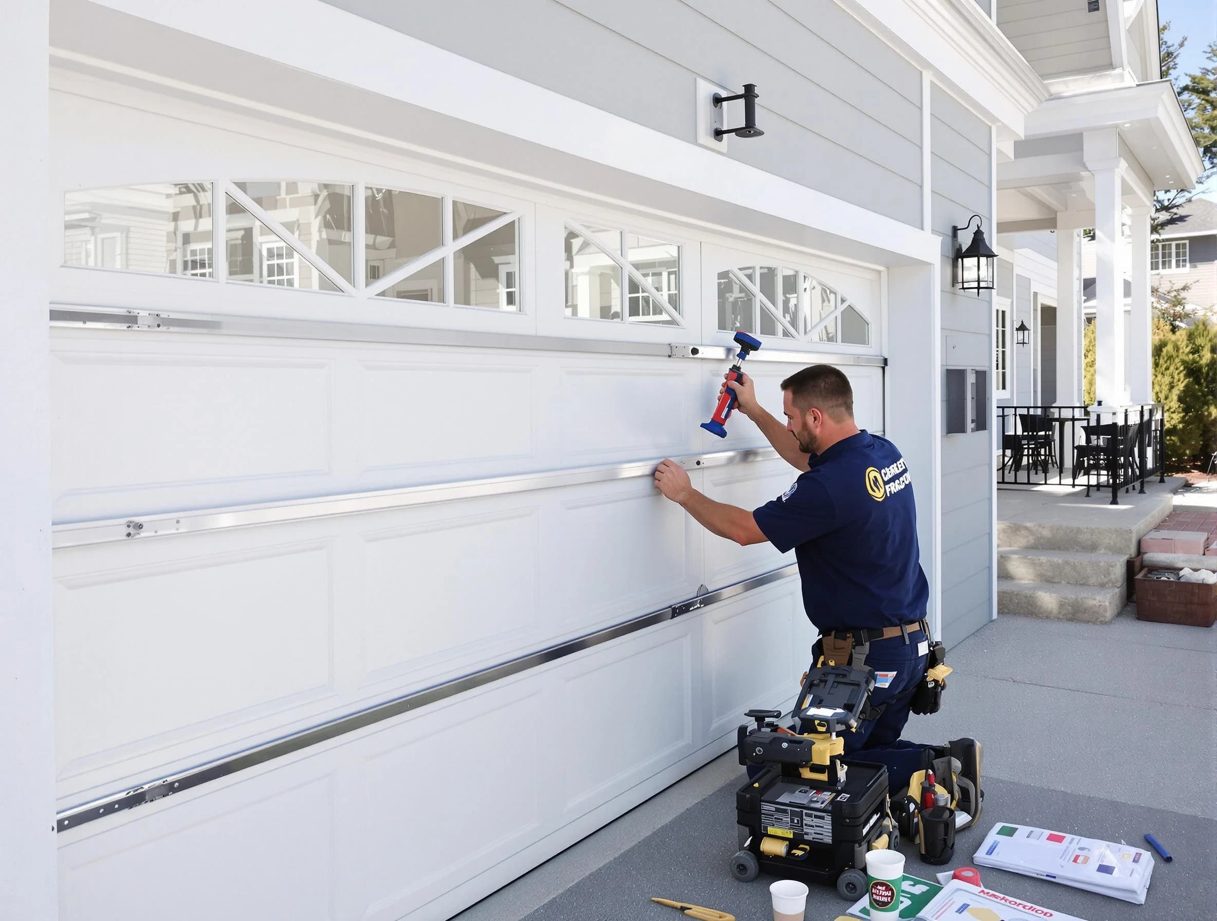 Professional garage door installation by Forest Park Garage Door Repair in Forest Park