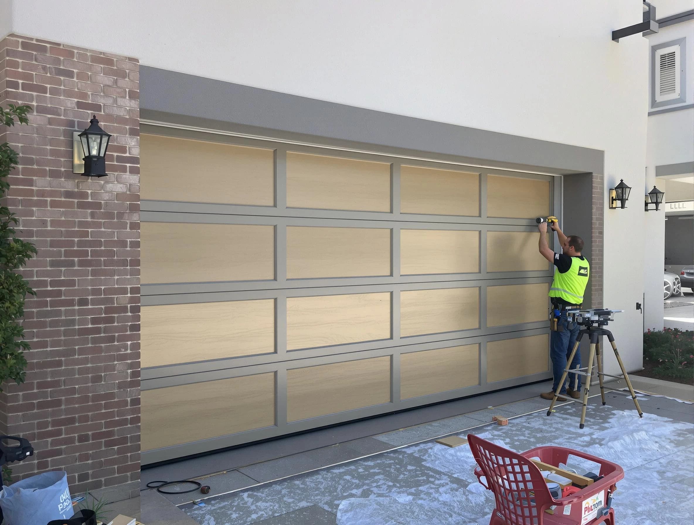 Garage door replacement service by Forest Park Garage Door Repair in Forest Park