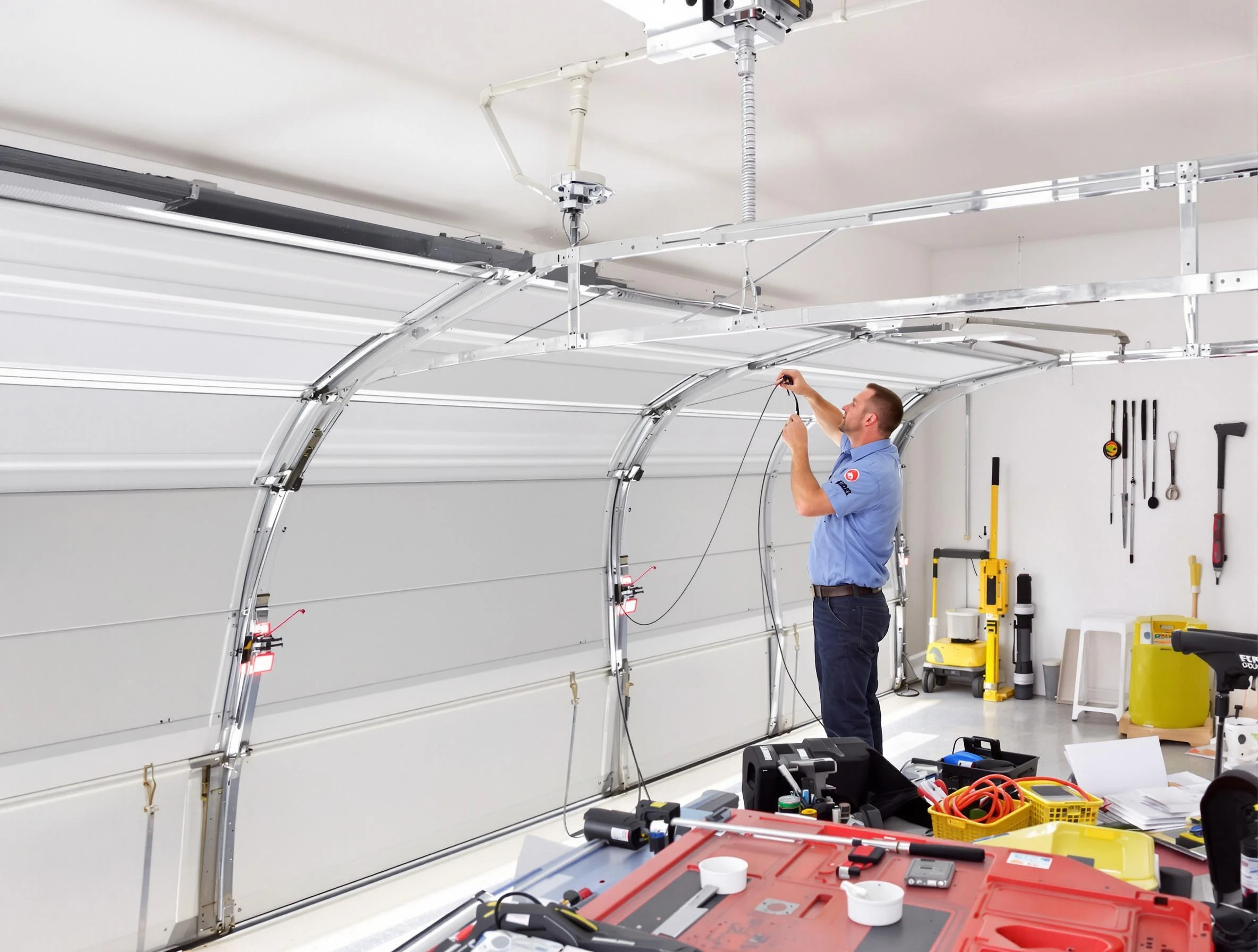 Garage door cable repair service by Forest Park Garage Door Repair in Forest Park