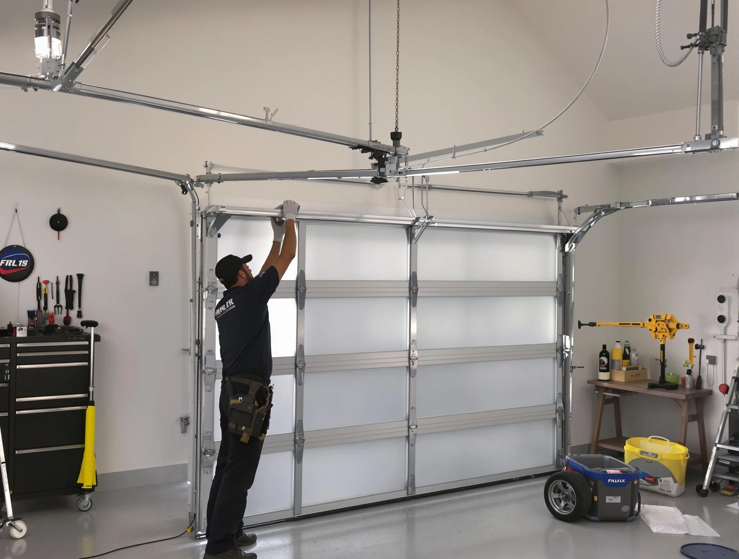 Forest Park Garage Door Repair certified team performing precision garage door installation in Forest Park