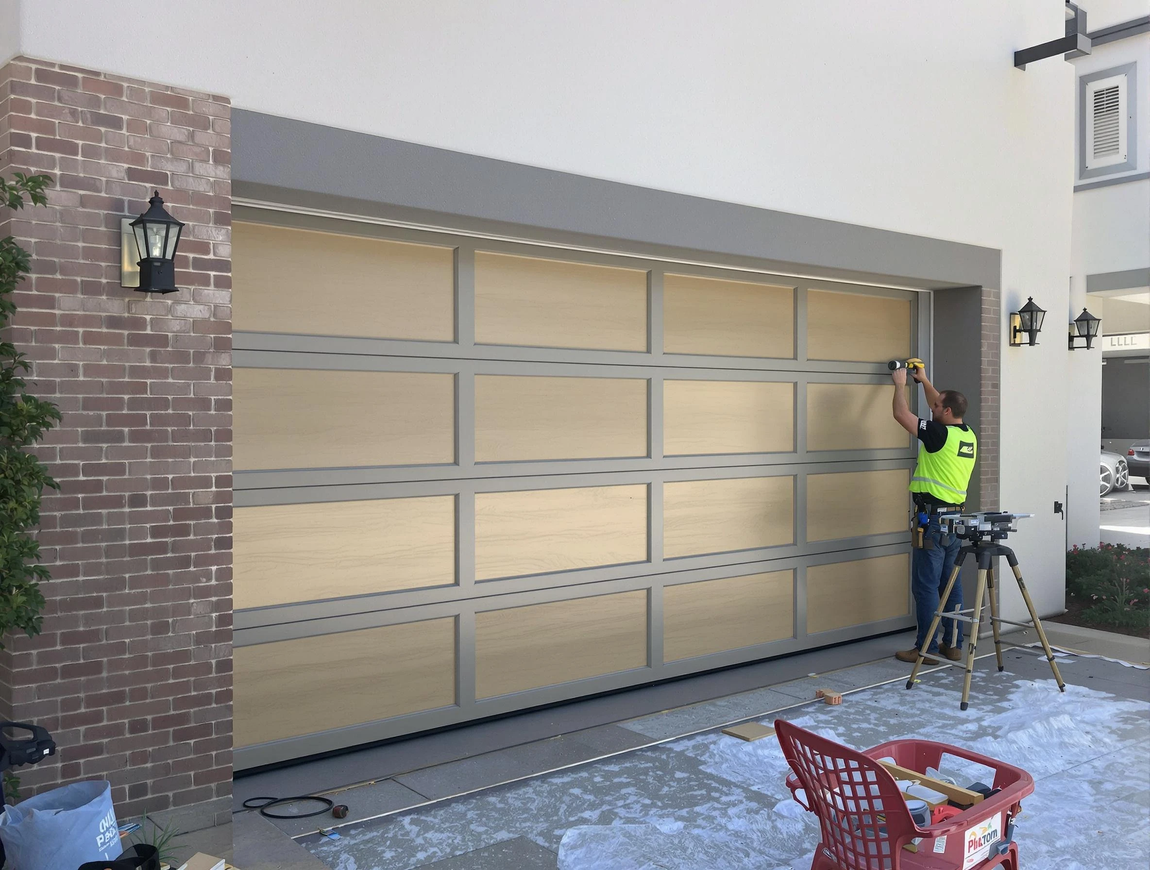 Garage door replacement service by Forest Park Garage Door Repair in Forest Park