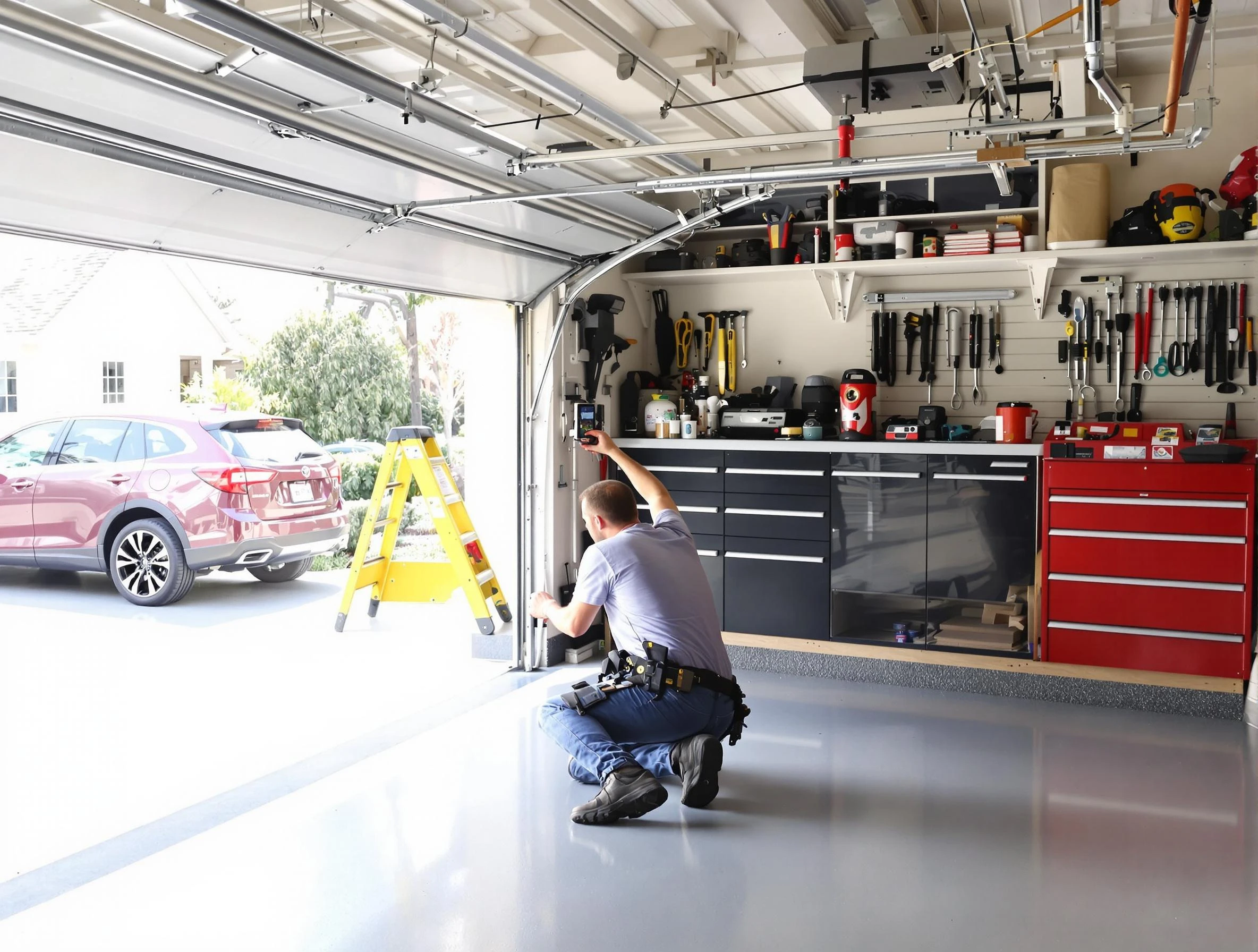 Local garage door repair service by Forest Park Garage Door Repair in Forest Park