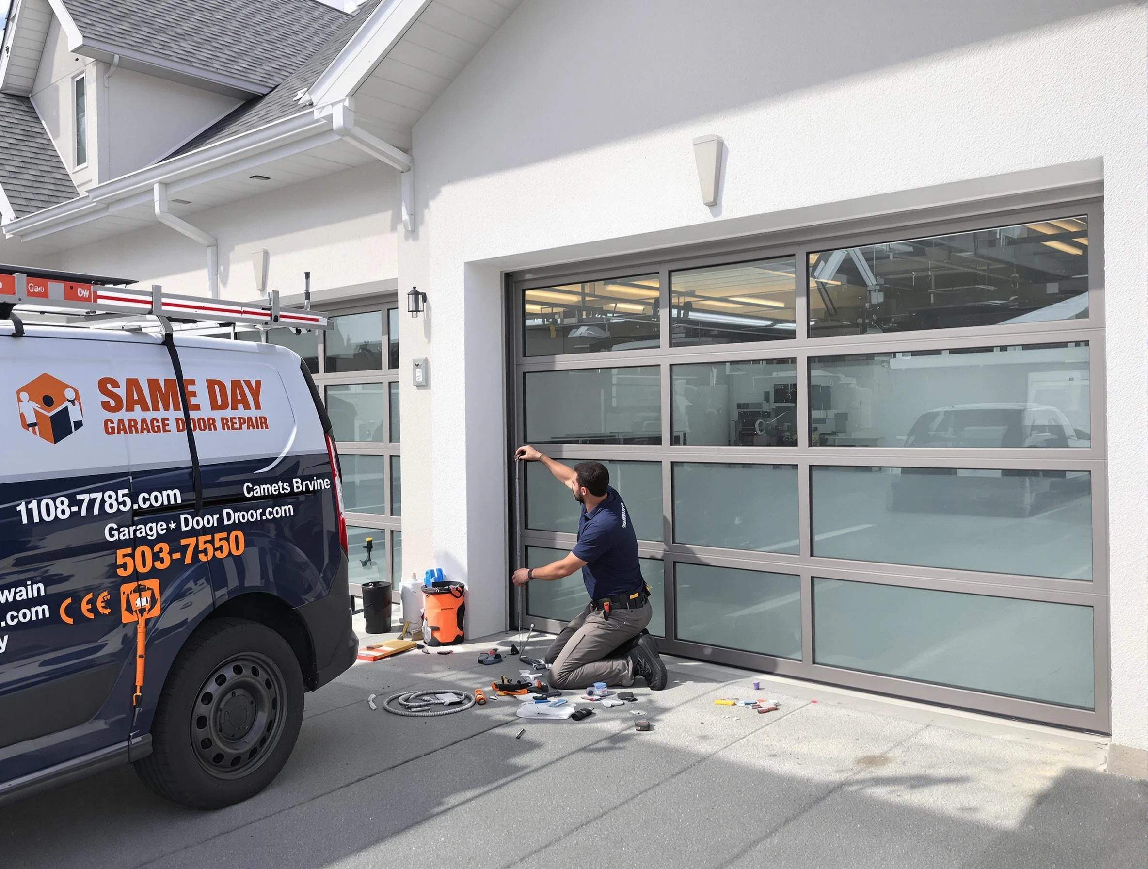 Same-day garage door repair service by Forest Park Garage Door Repair in Forest Park
